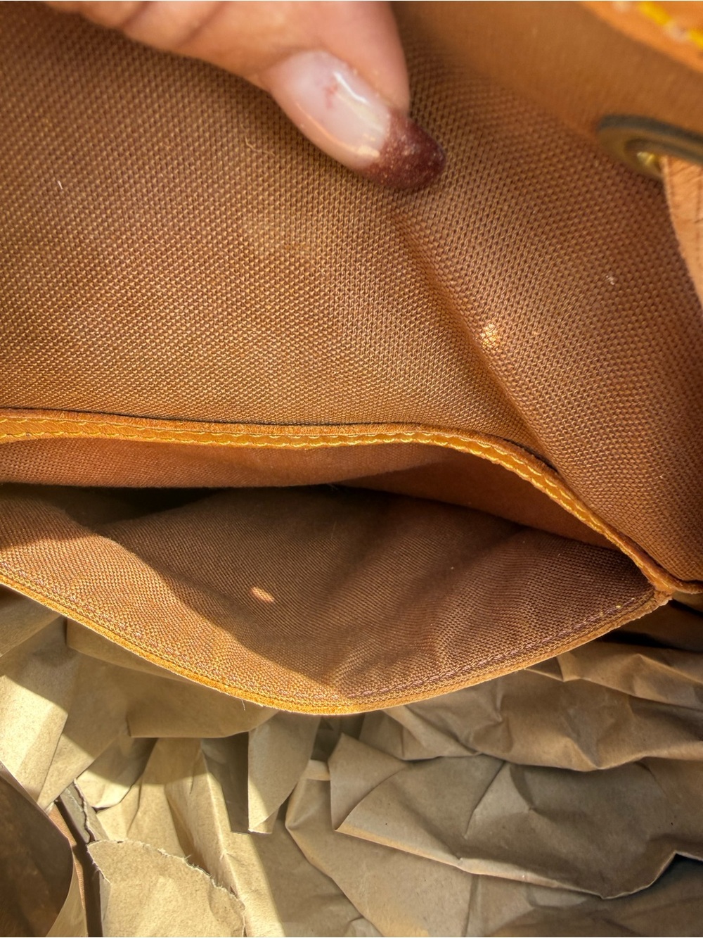 Louis Vuitton Monogram Canvas Backpack in Brown and Tan Leather GM - Picture 16 of 16